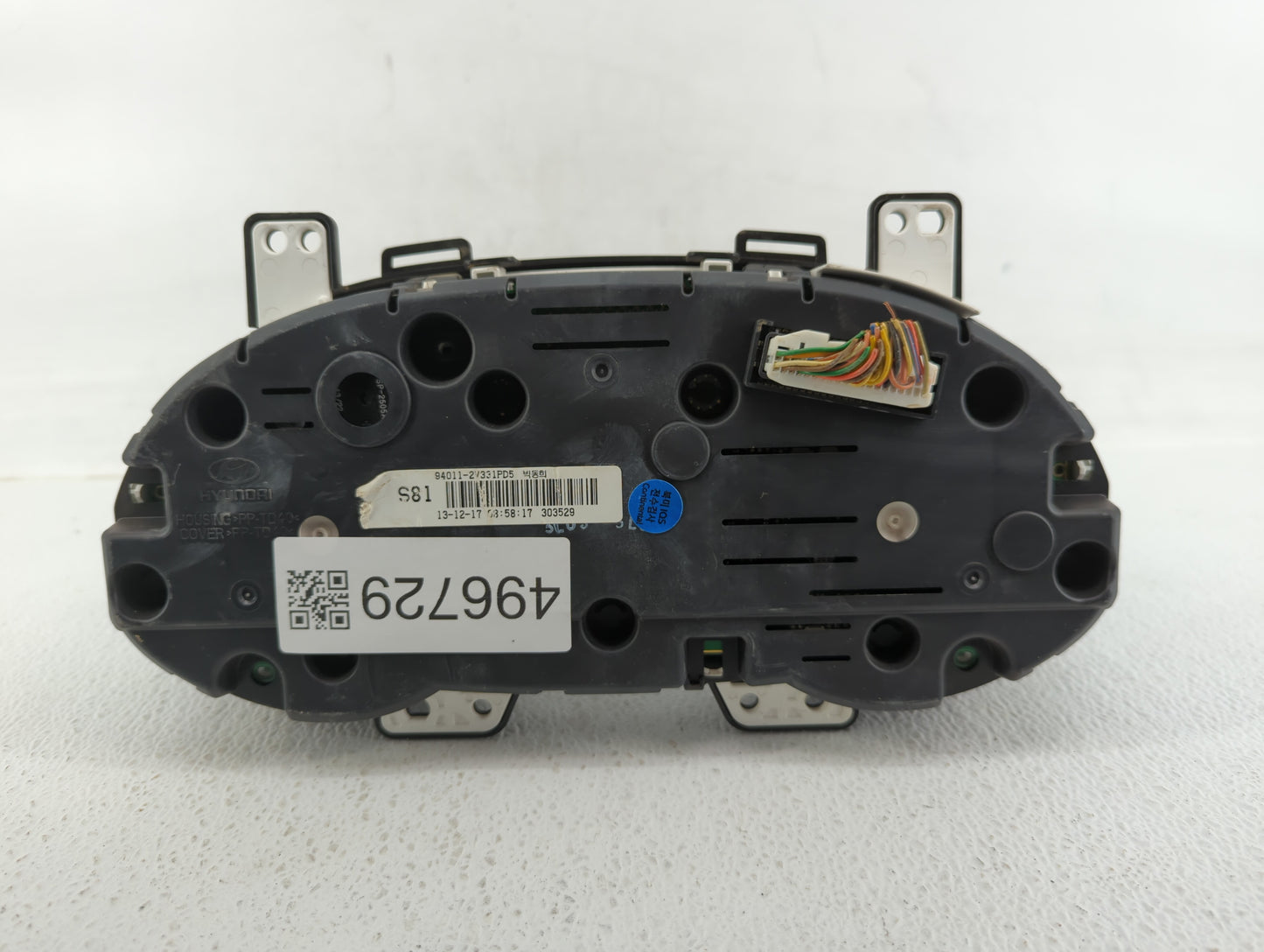 2012-2015 Hyundai Veloster Instrument Cluster Speedometer Gauges P/N:94011-2V330PD5 94001-2V330 Fits Fits 2012 2013 2014 201