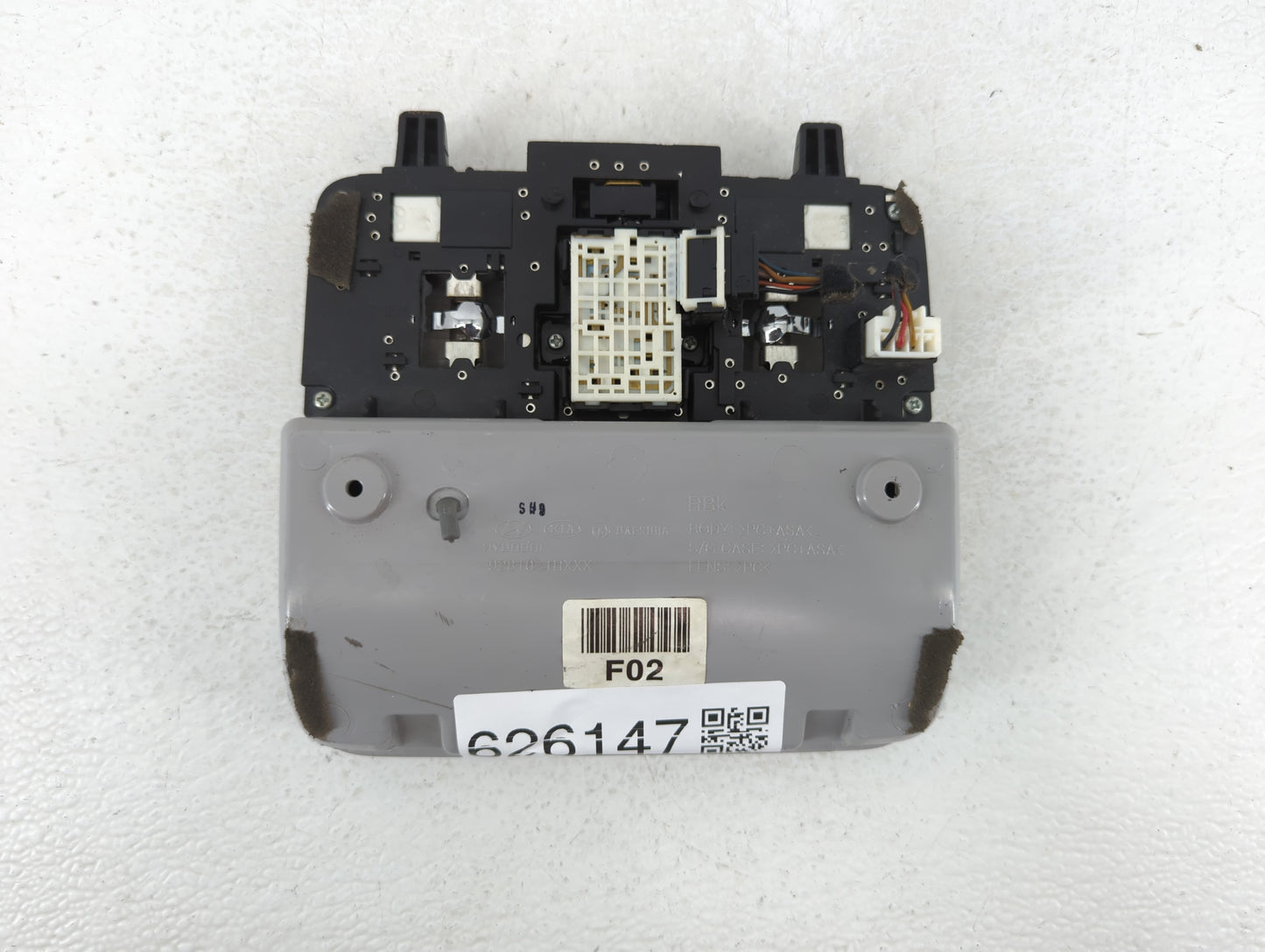 2012 Hyundai Veloster Overhead Roof Console - Oemusedautoparts1.com