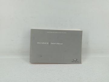 2012 Infiniti M35 Owners Manual Book Guide OEM Used Auto Parts
