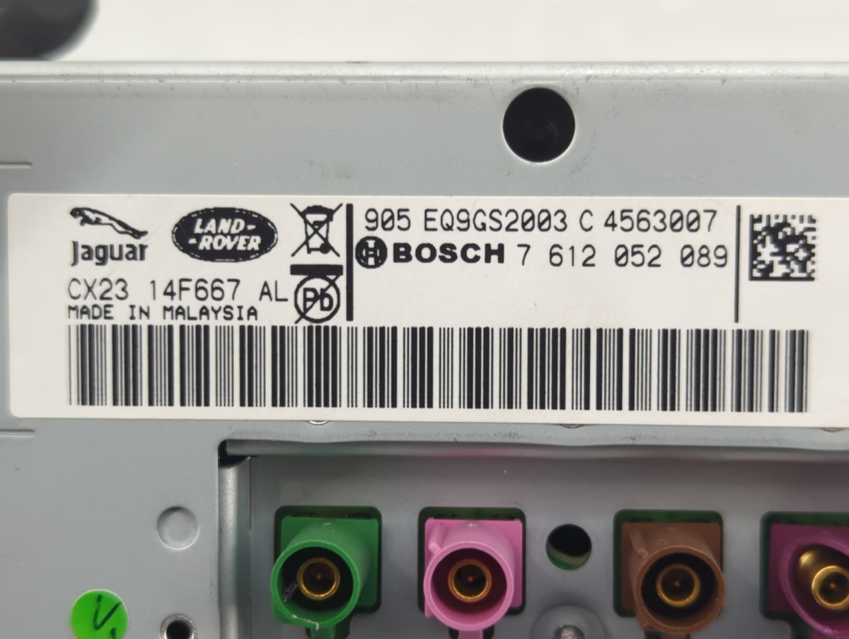 2012-2012 Jaguar Xf Information Radio Display Screen 1281505 - Oemusedautoparts1.com
