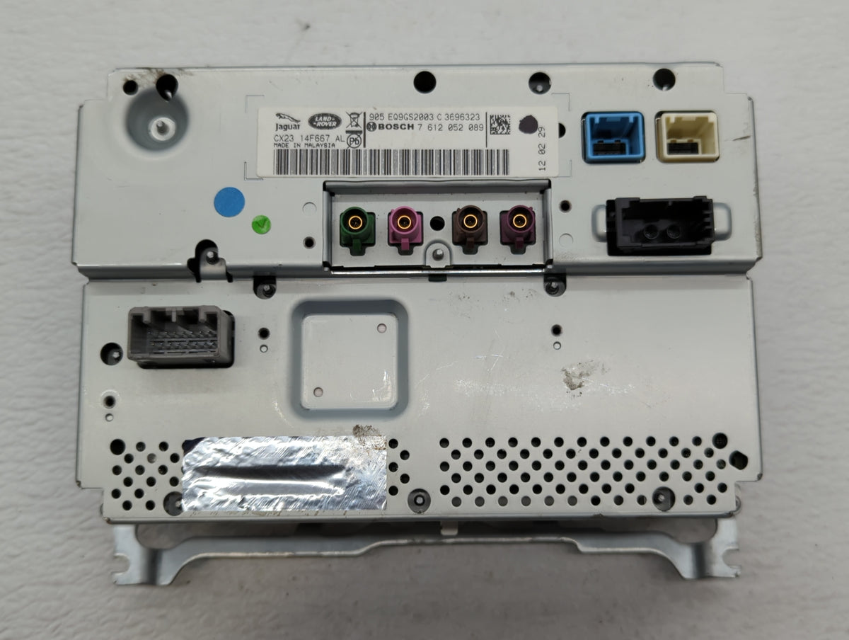 2012-2012 Jaguar Xf Information Radio Display Screen 551560 - Oemusedautoparts1.com