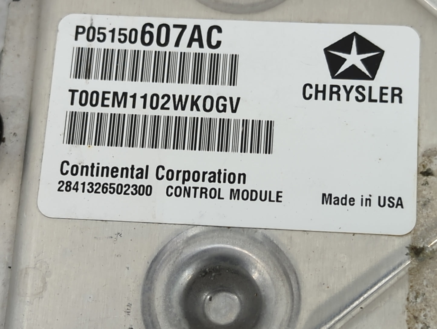 2012 Jeep Compass PCM Engine Control Computer ECU ECM PCU OEM P/N:P05150607AC T00EM1102WK0GV, 68078852AE Fits OEM Used Auto