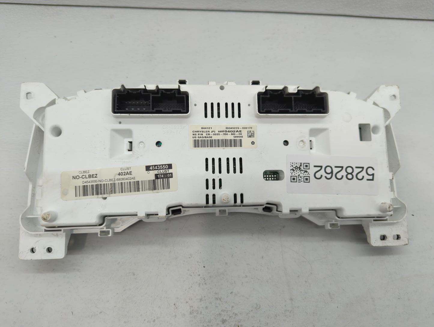 2011-2013 Jeep Compass Instrument Cluster Speedometer Gauges P/N:68080402AE Fits Fits 2011 2012 2013 OEM Used Auto Parts - O