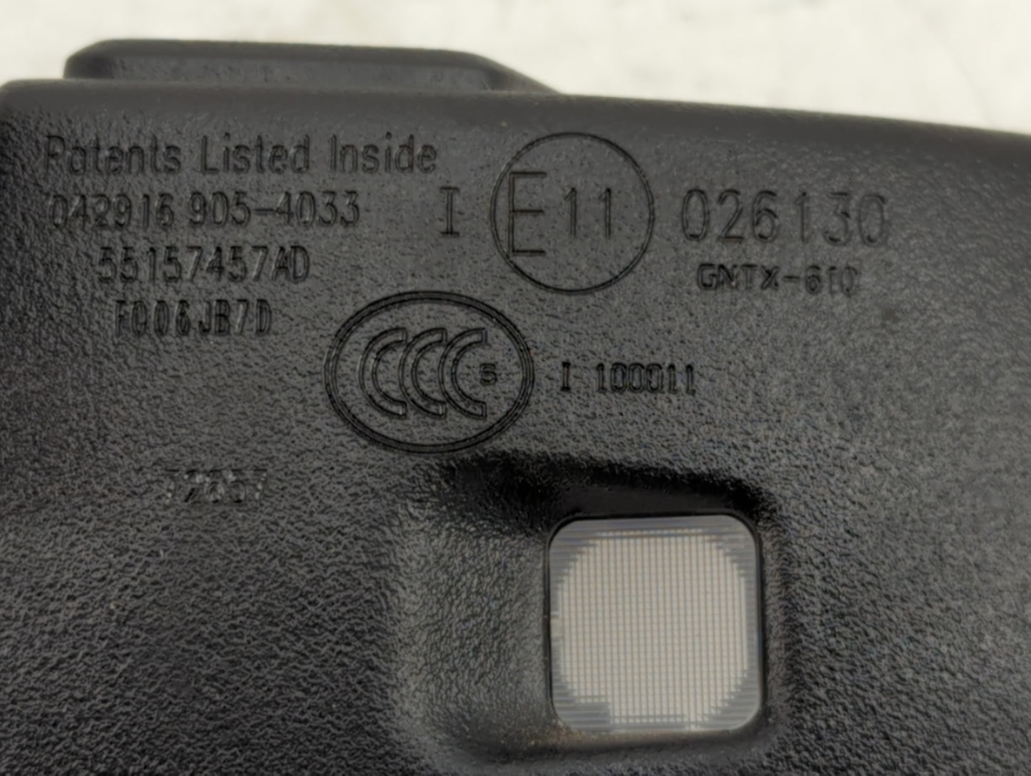 2012 Jeep Compass Interior Rear View Mirror Replacement OEM P/N:E11 026130 GNTX-610 Fits Fits 2010 2011 2013 2014 2015 2016