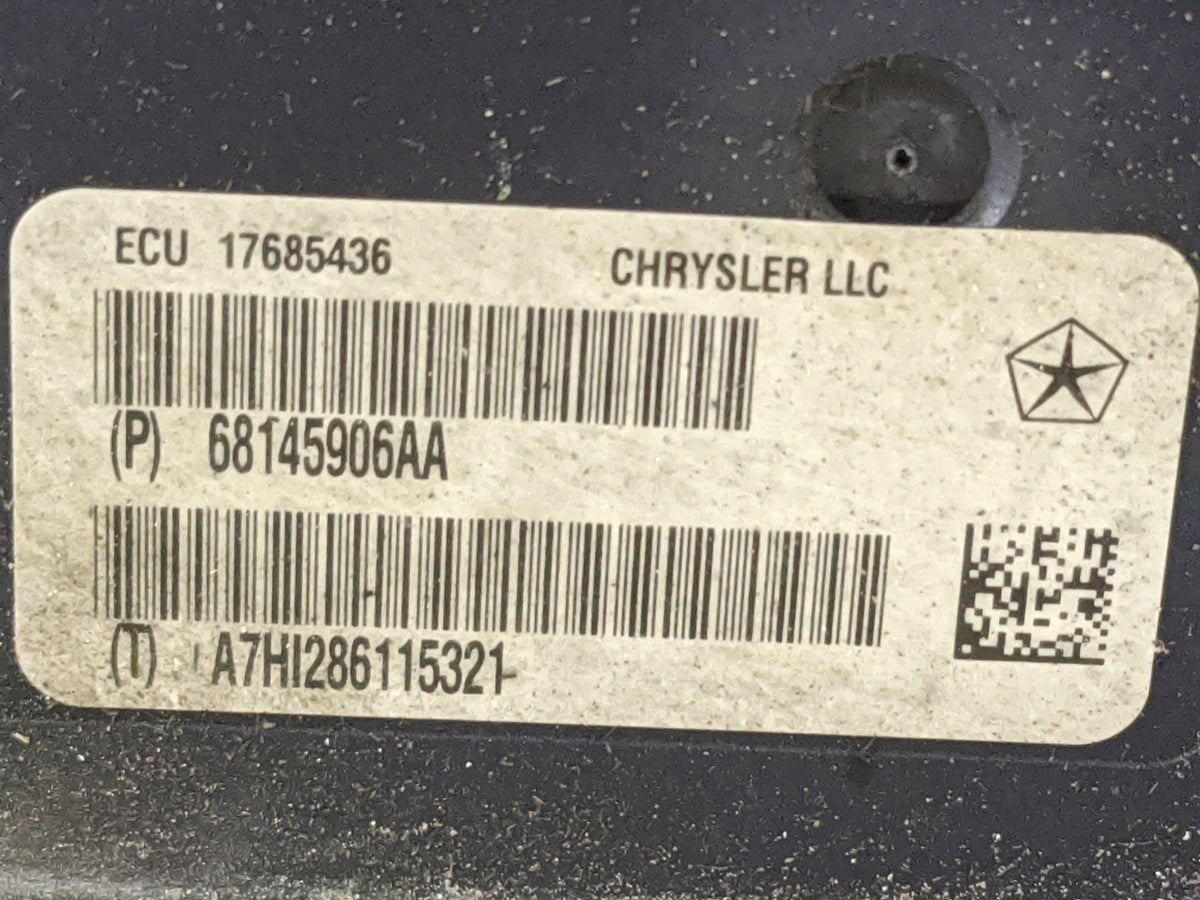 2012 Jeep Grand Cherokee Anti-Lock Brake ABS Pump Module Actuator OEM P/N:68145906AA 17685436, A7HI286115321 Fits OEM Used A