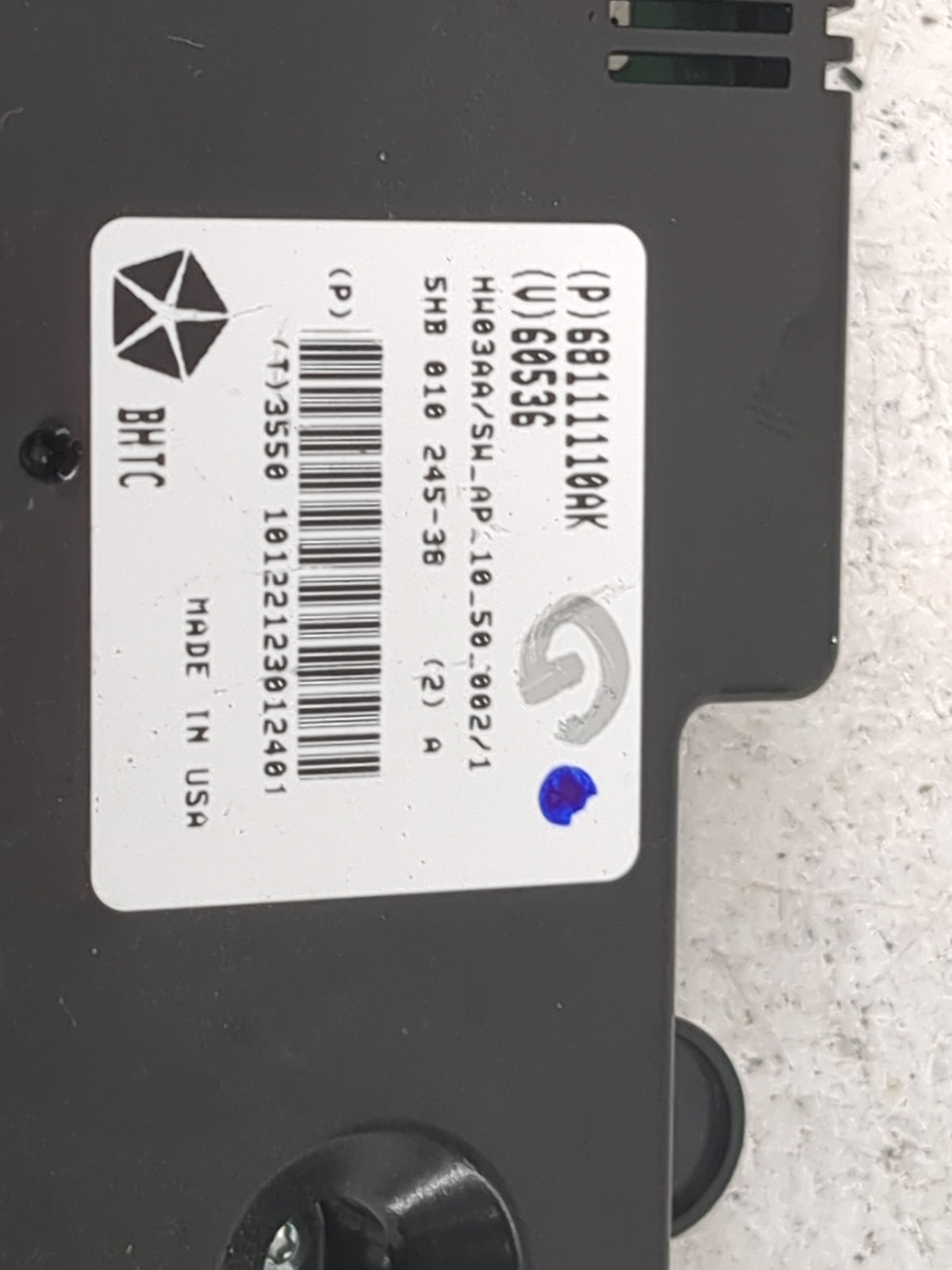 2011-2013 Jeep Grand Cherokee Climate Control Module Temperature AC/Heater Replacement Fits OEM Used Auto Parts - Oemusedaut