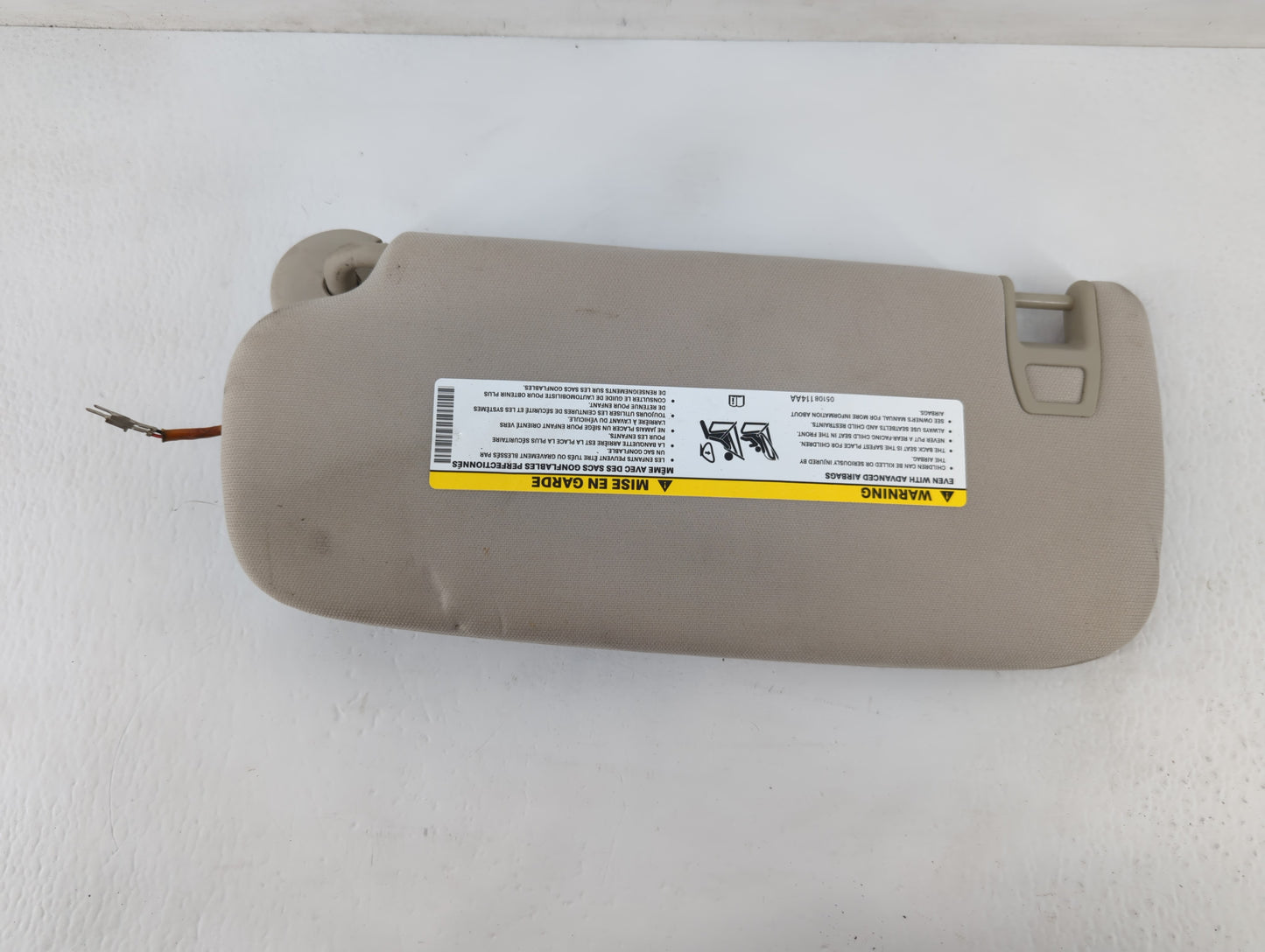 2011-2013 Jeep Grand Cherokee Sun Visor Shade Replacement Passenger Right Mirror Fits OEM Used Auto Parts - Oemusedautoparts