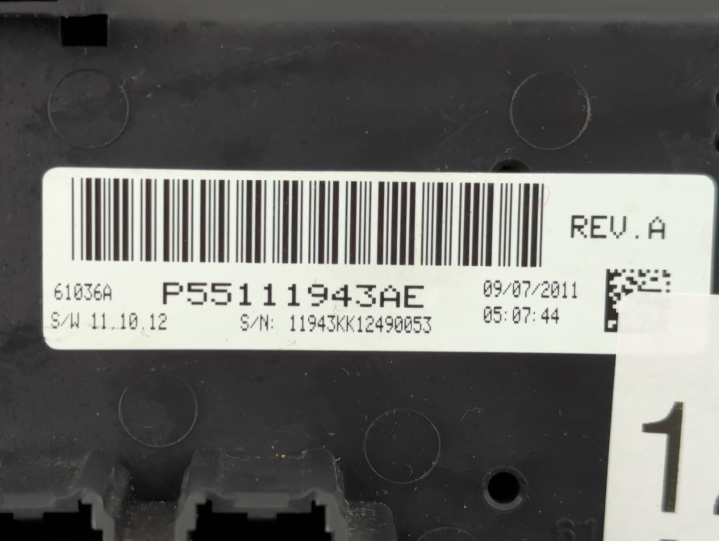 2010-2012 Jeep Liberty Climate Control Module Temperature AC/Heater Replacement P/N:P55111943AE Fits Fits 2010 2011 2012 OEM
