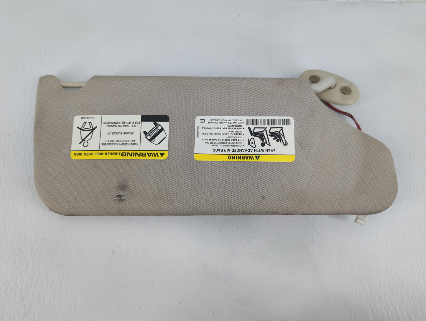 2008-2012 Jeep Liberty Sun Visor Shade Replacement Driver Left Mirror Fits Fits 2008 2009 2010 2011 2012 OEM Used Auto Parts
