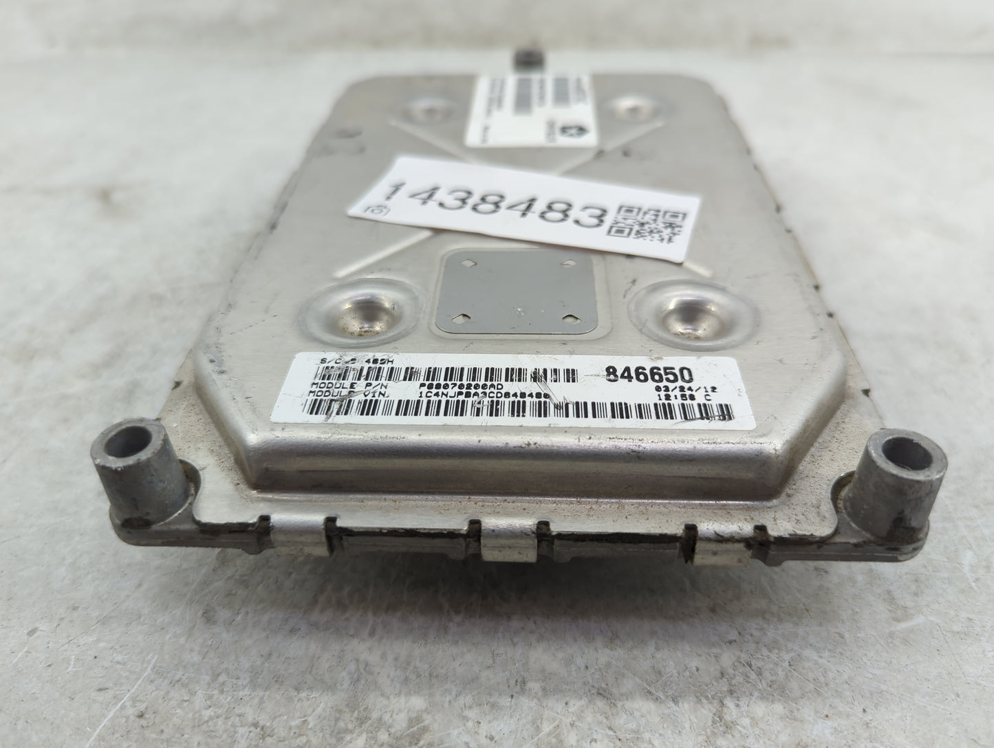 2012 Jeep Patriot PCM Engine Control Computer ECU ECM PCU OEM P/N:P05150607AC T00EM0702WFC94, P68070266AD Fits OEM Used Auto