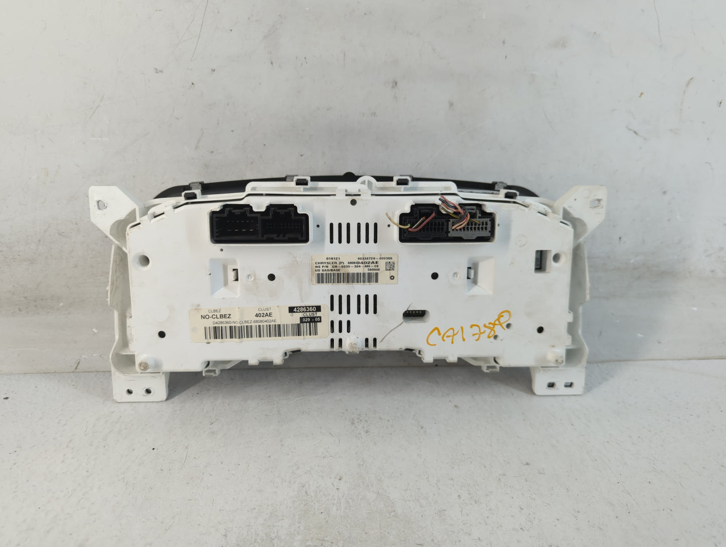 2011-2013 Jeep Patriot Instrument Cluster Speedometer Gauges P/N:68080402AE 5007320 Fits Fits 2011 2012 2013 OEM Used Auto P
