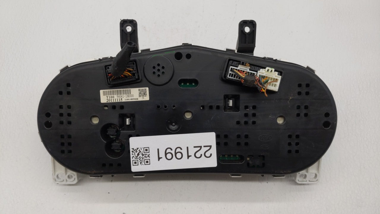 2011-2013 Kia Forte Instrument Cluster Speedometer Gauges P/N:94041-1M000 94021-1M200, 94041-1M000 Fits Fits 2011 2012 2013