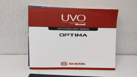 2012 Kia Optima Owners Manual Book Guide OEM Used Auto Parts