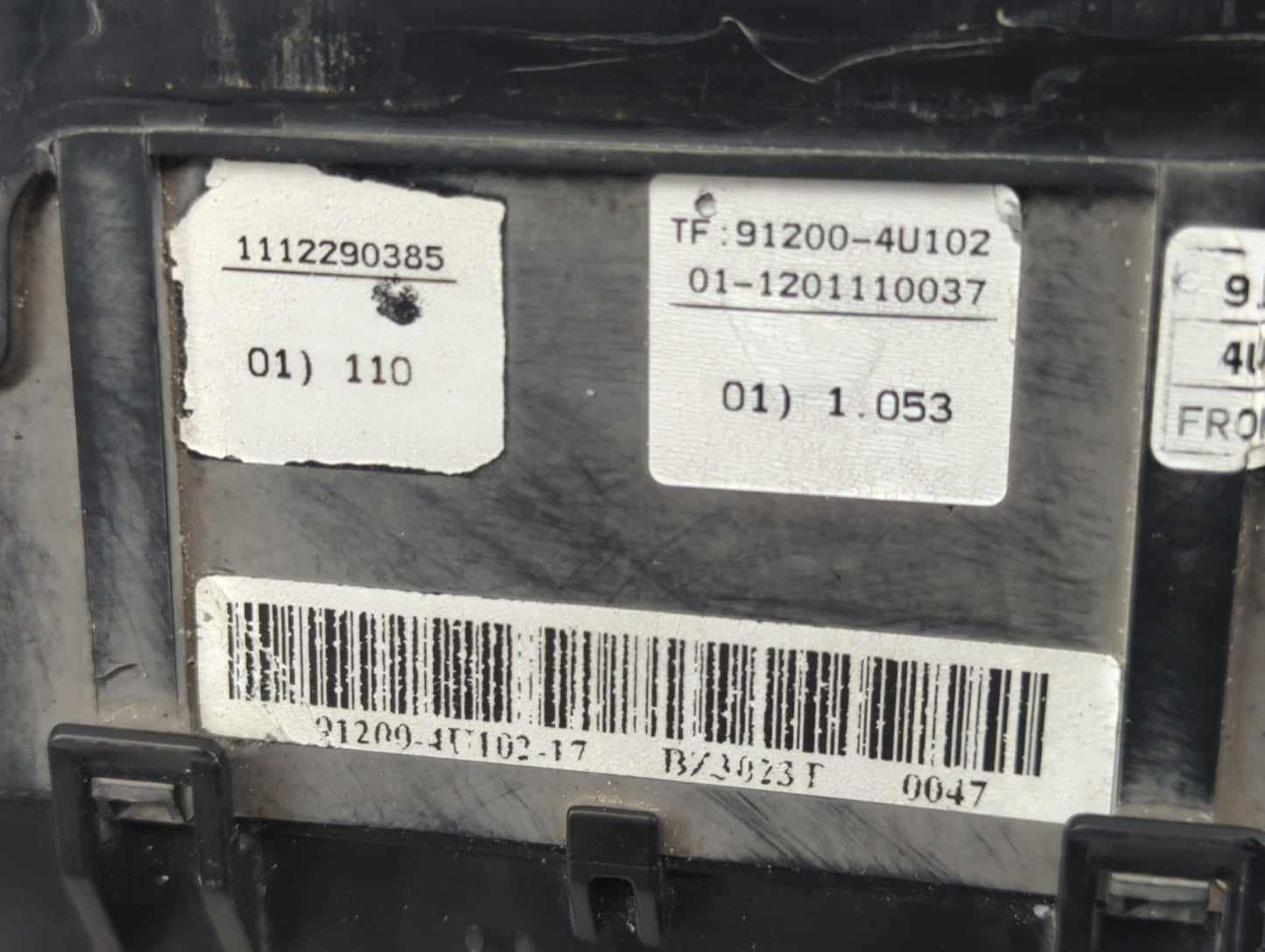 2011-2013 Kia Optima Fusebox Fuse Box Panel Relay Module P/N:91200-4U102 Fits Fits 2011 2012 2013 OEM Used Auto Parts - Oemu
