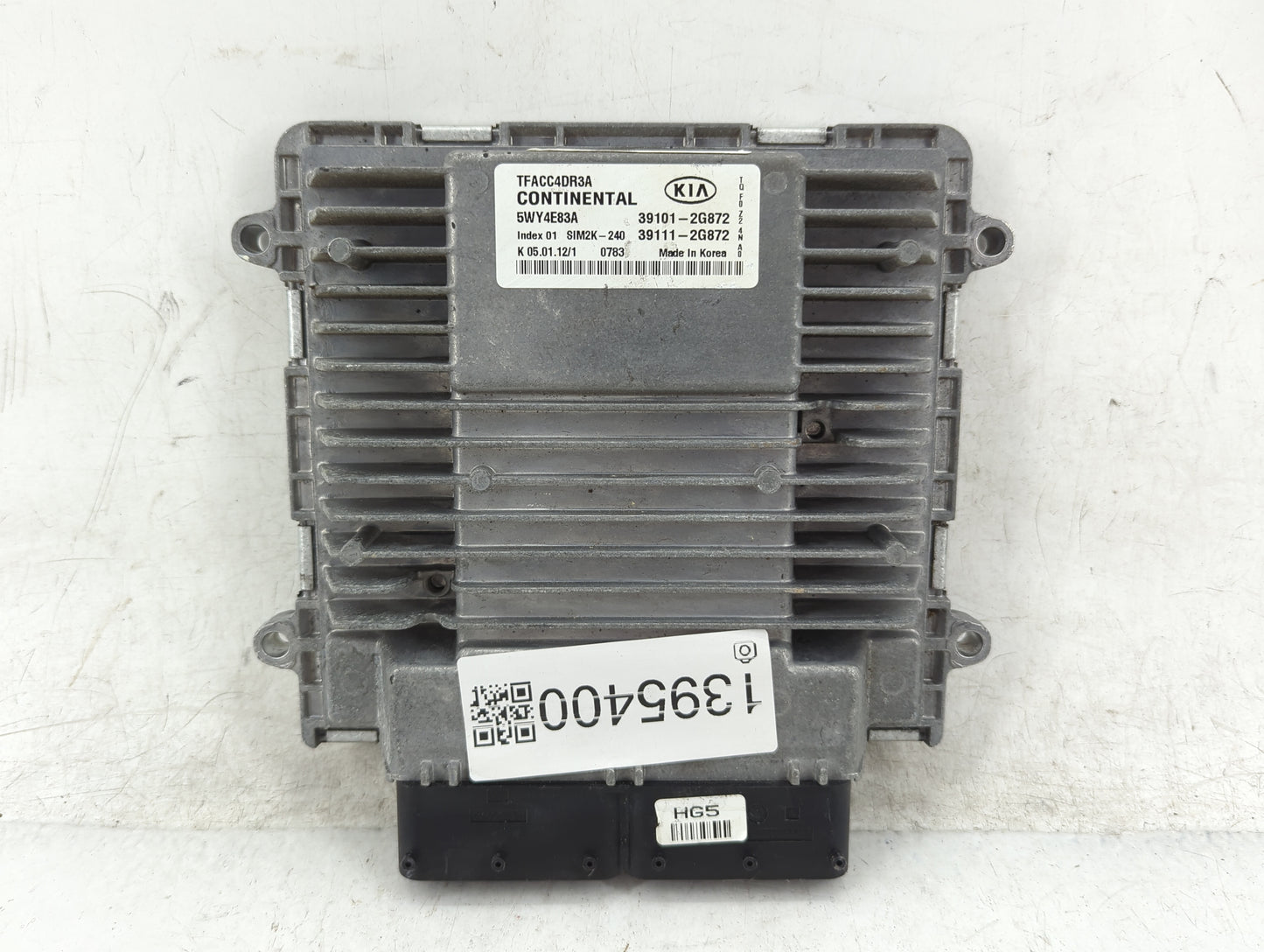 2011-2013 Kia Optima PCM Engine Control Computer ECU ECM PCU OEM P/N:39111-2G872 39101-2G872 Fits Fits 2011 2012 2013 OEM Us