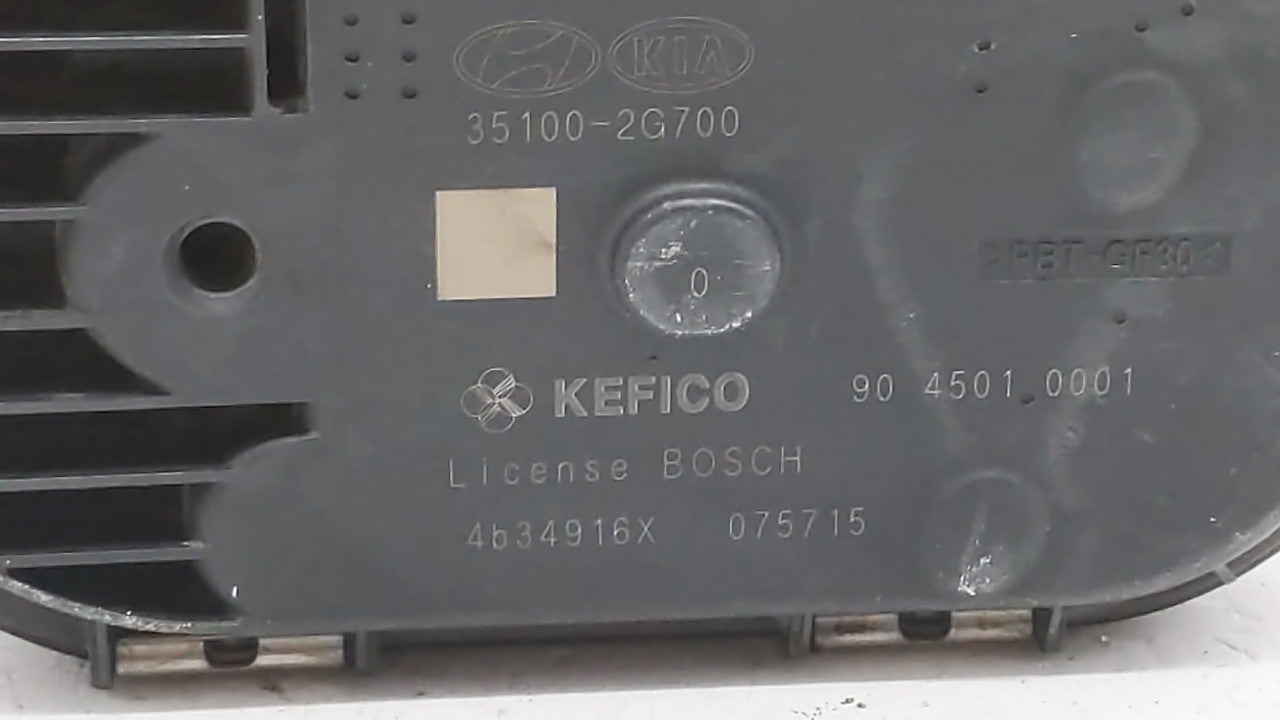 2011-2015 Kia Optima Throttle Body P/N:35100-2G700 Fits Fits 2011 2012 2013 2014 2015 2016 OEM Used Auto Parts - Oemusedauto