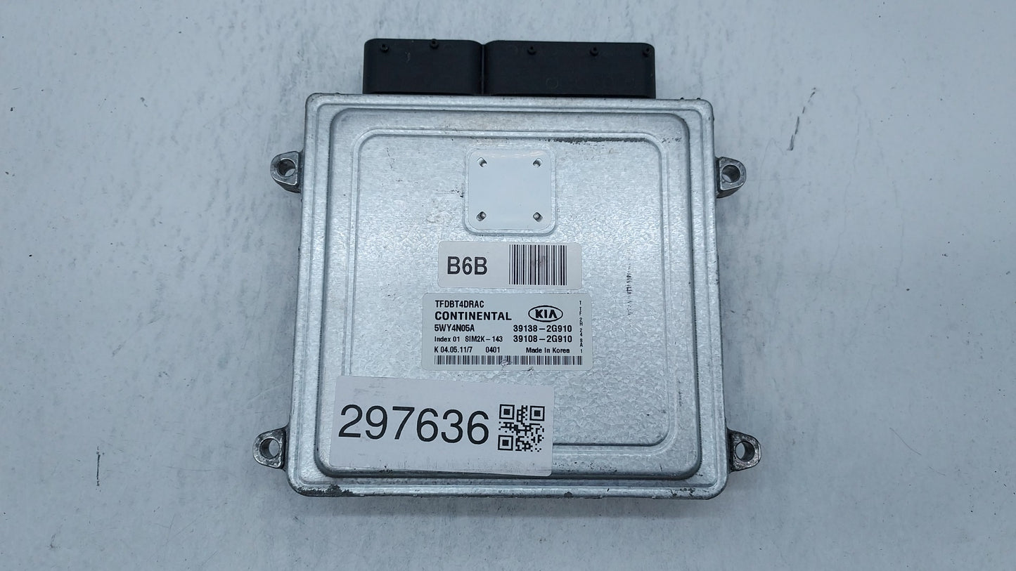 2011-2013 Kia Optima PCM Engine Control Computer ECU ECM PCU OEM P/N:39108-2G912 39138-2G912, 39138-2G910 Fits Fits 2011 201