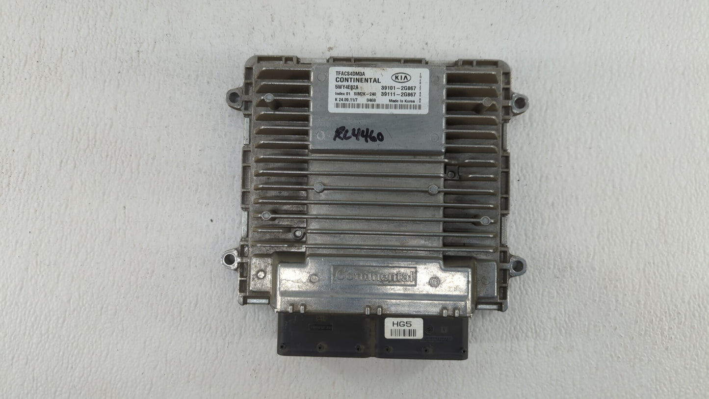2011-2013 Kia Optima PCM Engine Control Computer ECU ECM PCU OEM P/N:39101-2G869 39101-2G867, 39111-2G867 Fits Fits 2011 201
