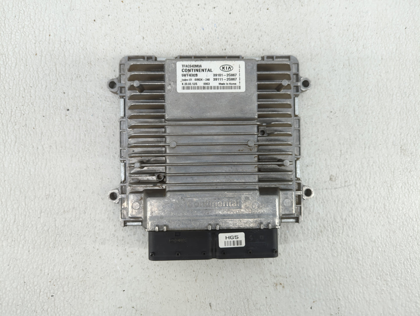 2011-2013 Kia Optima PCM Engine Control Computer ECU ECM PCU OEM P/N:39101-2G868 39101-2G869, 39101-2G867 Fits Fits 2011 201