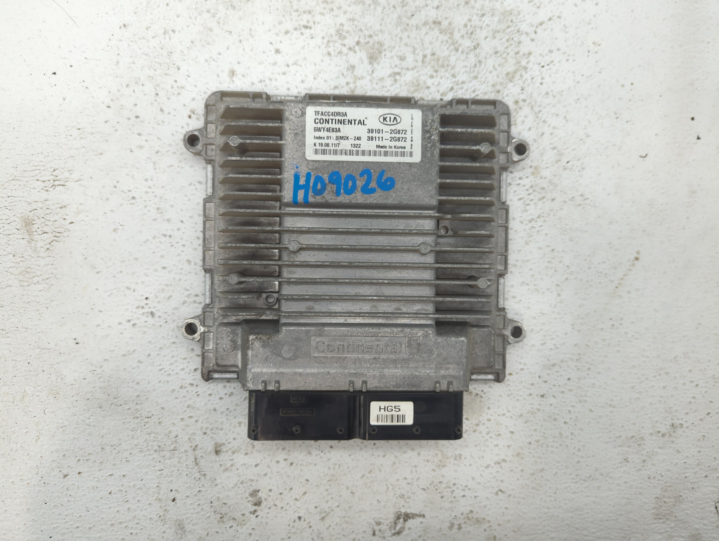 2011-2013 Kia Optima PCM Engine Control Computer ECU ECM PCU OEM P/N:39111-2G872 39101-2G872, 39111-2G874 Fits Fits 2011 201
