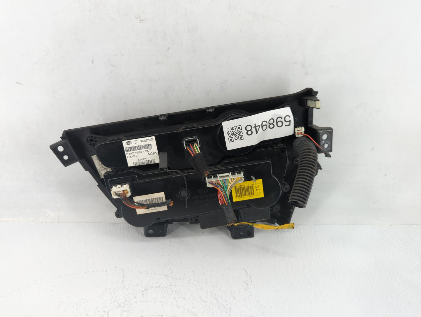2011-2013 Kia Optima Radio AM FM Cd Player Receiver Replacement P/N:96540-2T100CA Fits Fits 2011 2012 2013 OEM Used Auto Par