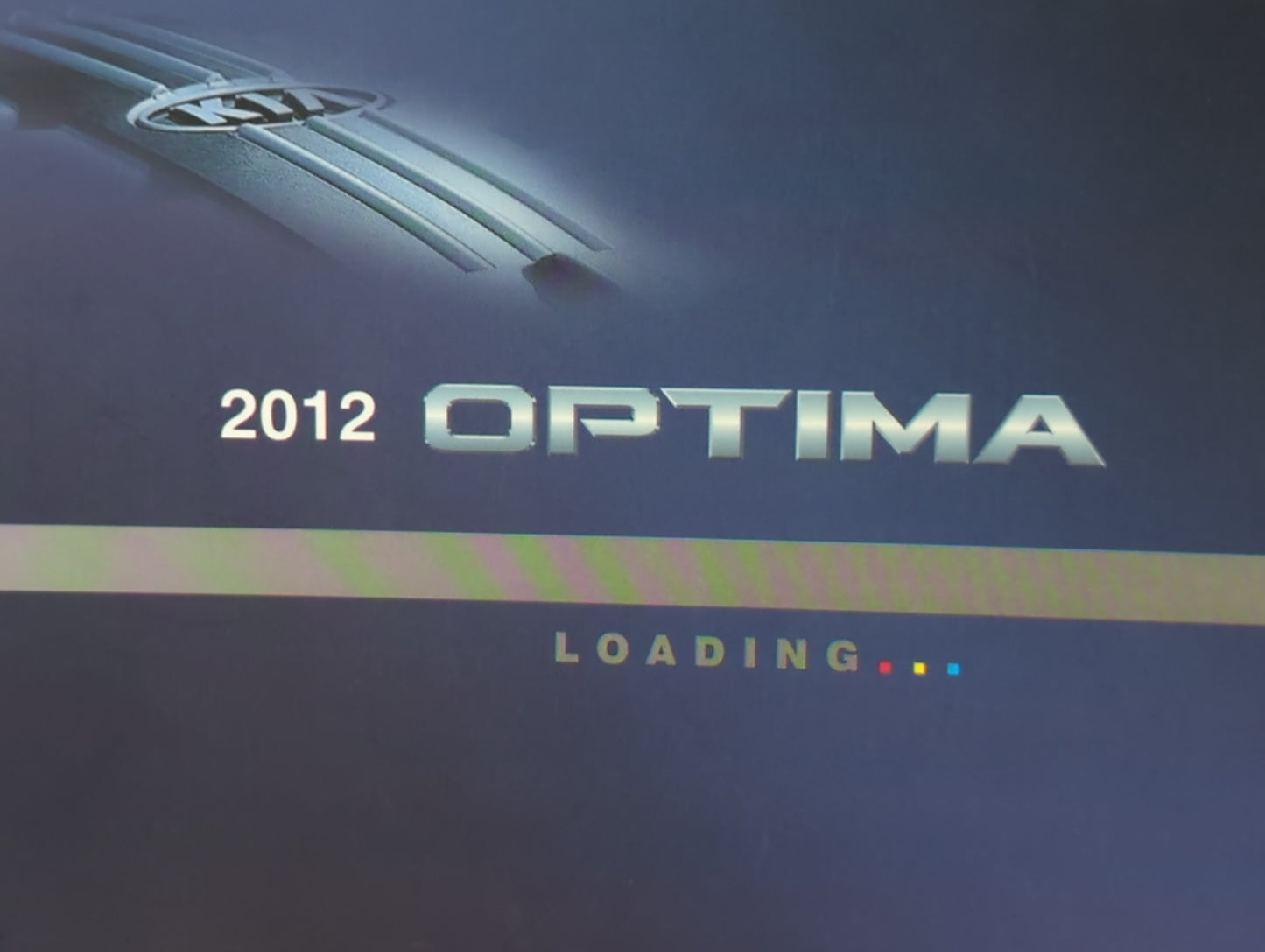 2012 Kia Optima Owners Manual Book Guide P/N:A4CO-EU1OB OEM Used Auto Parts - Oemusedautoparts1.com