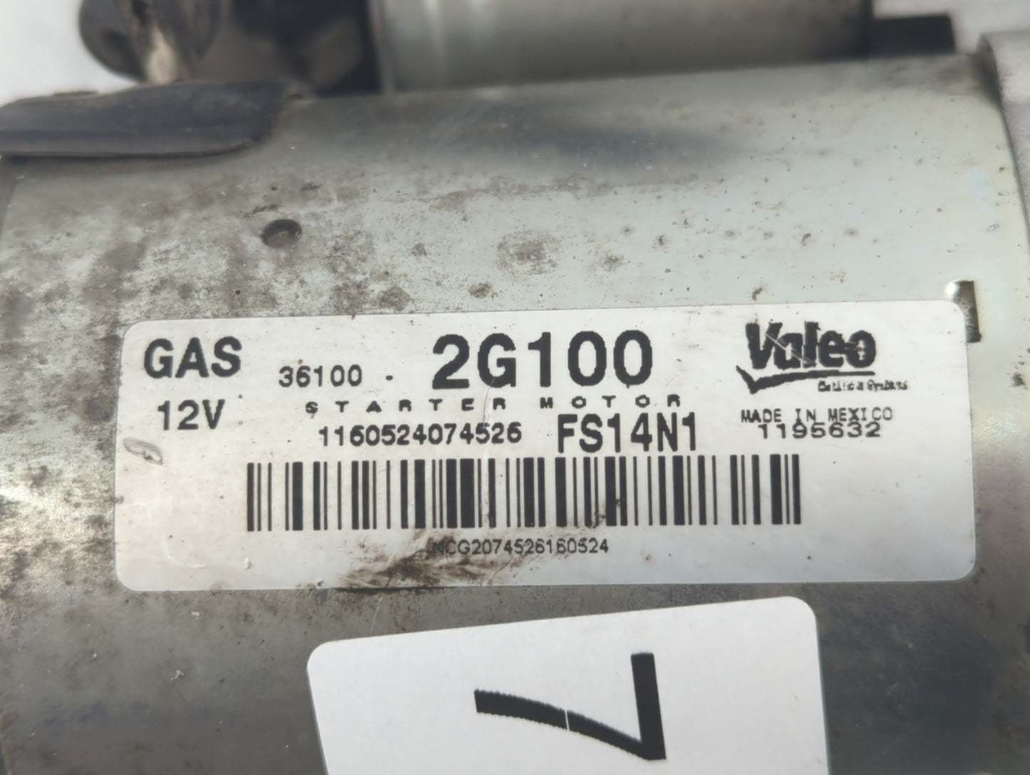 2012-2014 Kia Optima Car Starter Motor Solenoid OEM P/N:1195632 36100 2G100 Fits Fits 2008 2009 2010 2011 2012 2013 2014 OEM