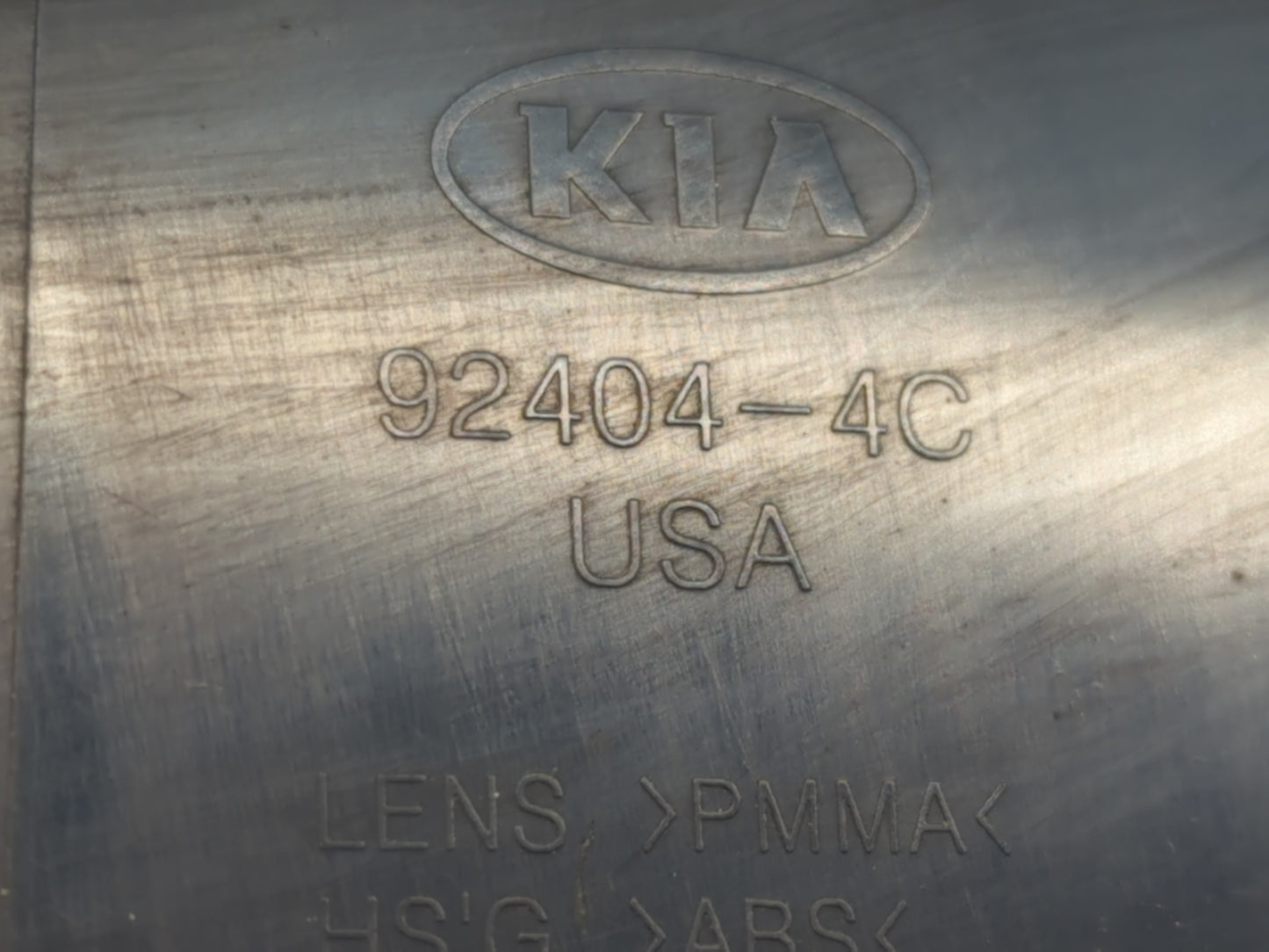 2011-2013 Kia Optima Tail Light Assembly Driver Left OEM P/N:92404-4C Fits Fits 2011 2012 2013 OEM Used Auto Parts - Oemused