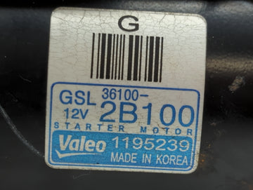 2012 Kia Rio Car Starter Motor Solenoid OEM P/N:1195239 36100-2B100 Fits Fits 2010 2011 OEM Used Auto Parts