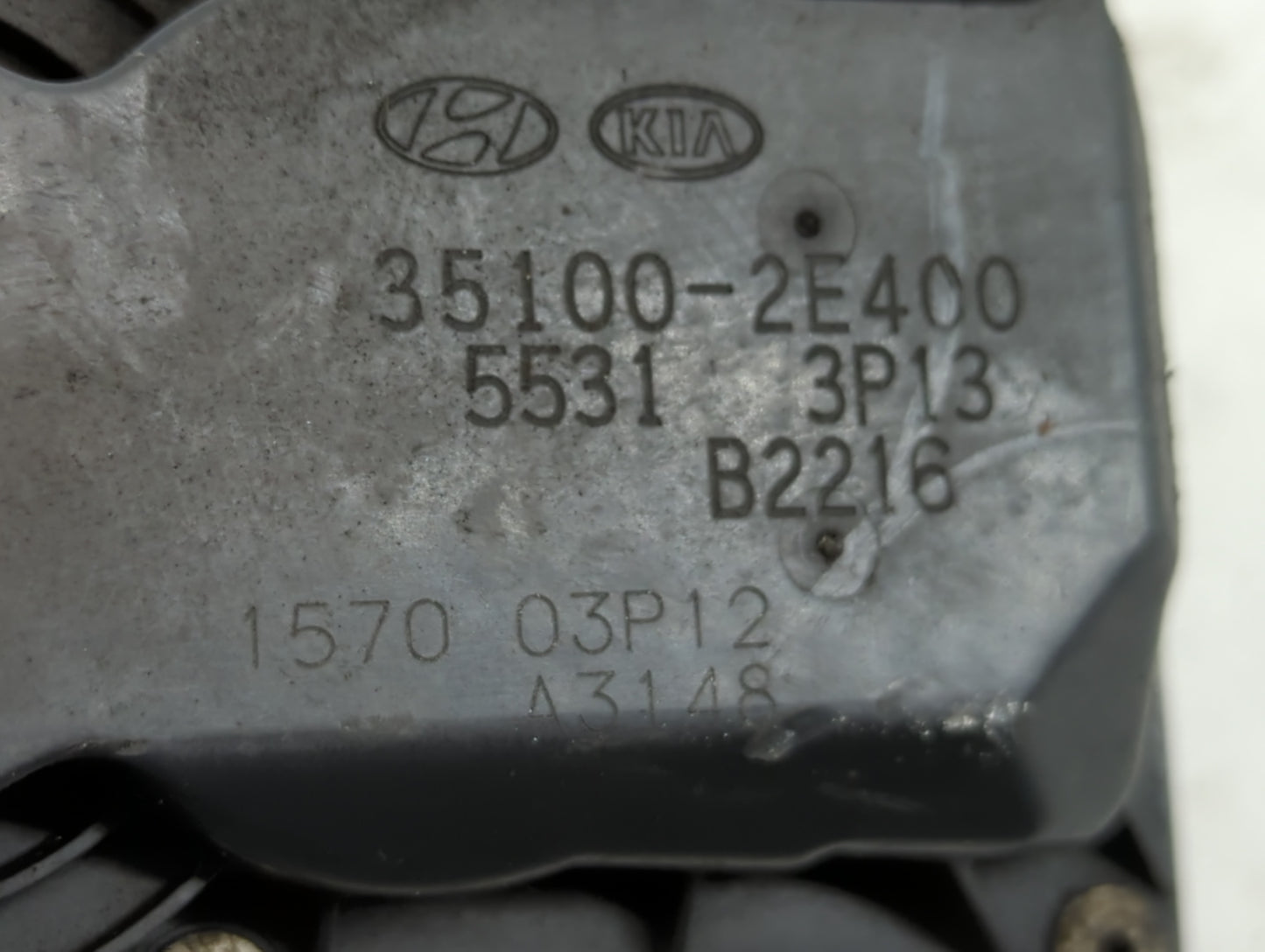 2012-2013 Kia Soul Throttle Body P/N:5531 3P13 1570 03P12, 35100-2E400 Fits Fits 2012 2013 2014 2015 2016 2018 2019 2020 202
