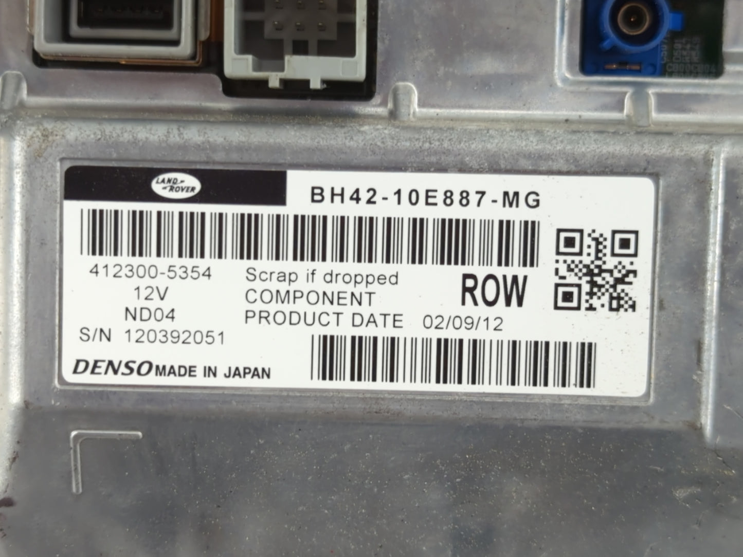 2010-2012 Land Rover Range Rover Radio AM FM Cd Player Receiver Replacement P/N:BH42-10E887-MG Fits Fits 2010 2011 2012 OEM