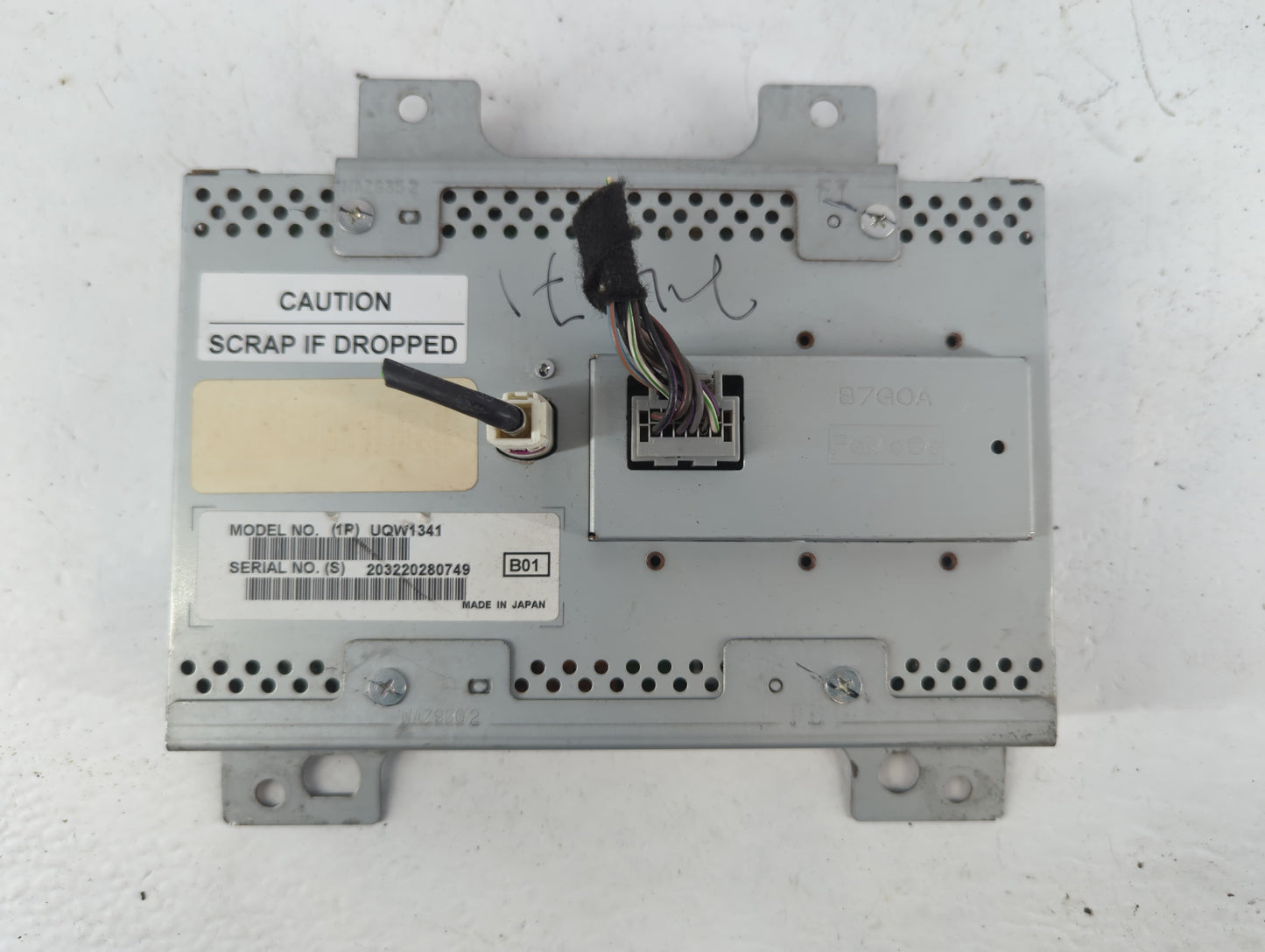 2012 Lincoln Mkz Information Display Screen - Oemusedautoparts1.com