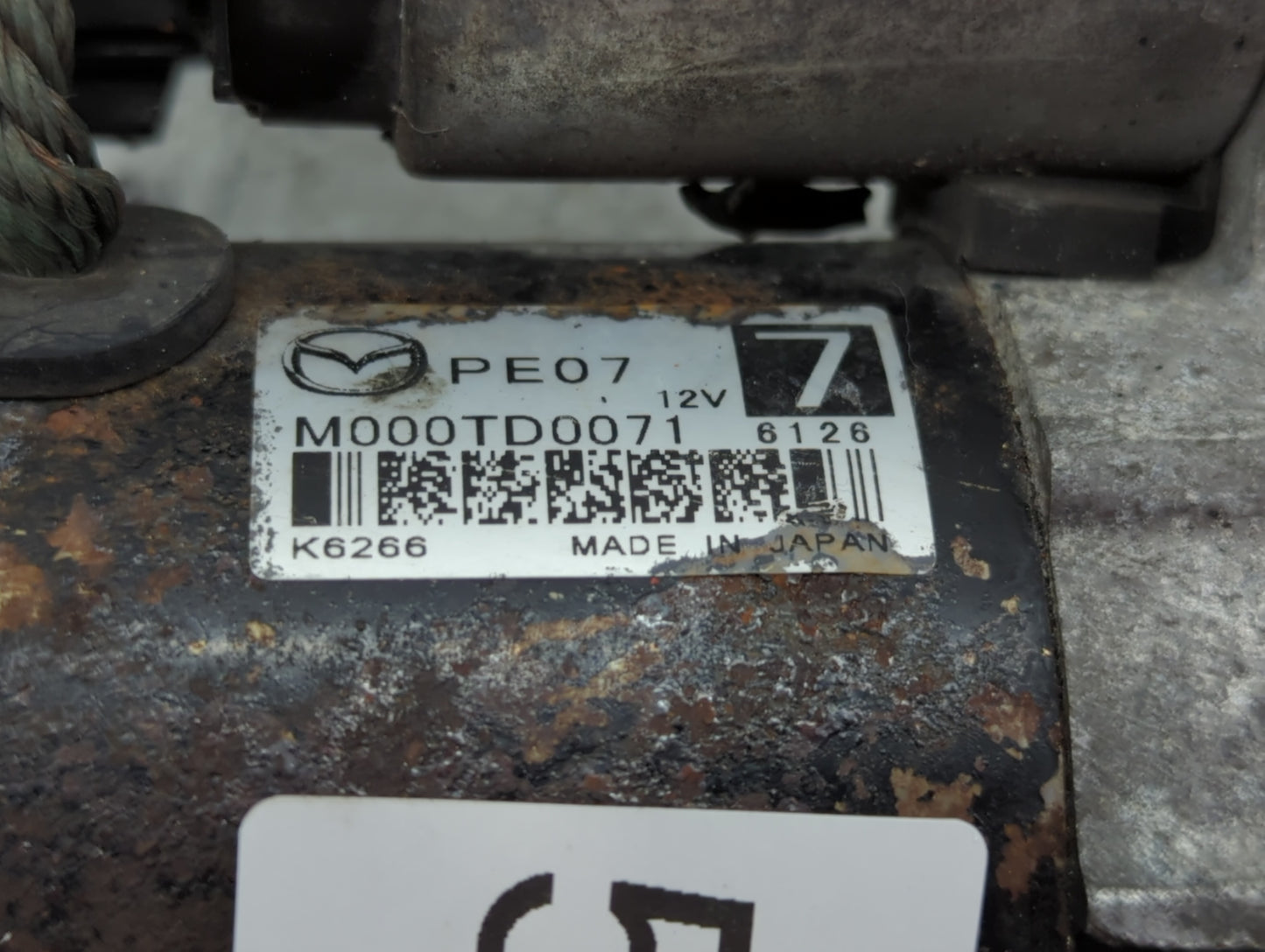 2012-2022 Mazda 3 Car Starter Motor Solenoid OEM P/N:M000T34171 Fits Fits 2012 2013 2014 2015 2016 2017 2018 2019 2020 2021