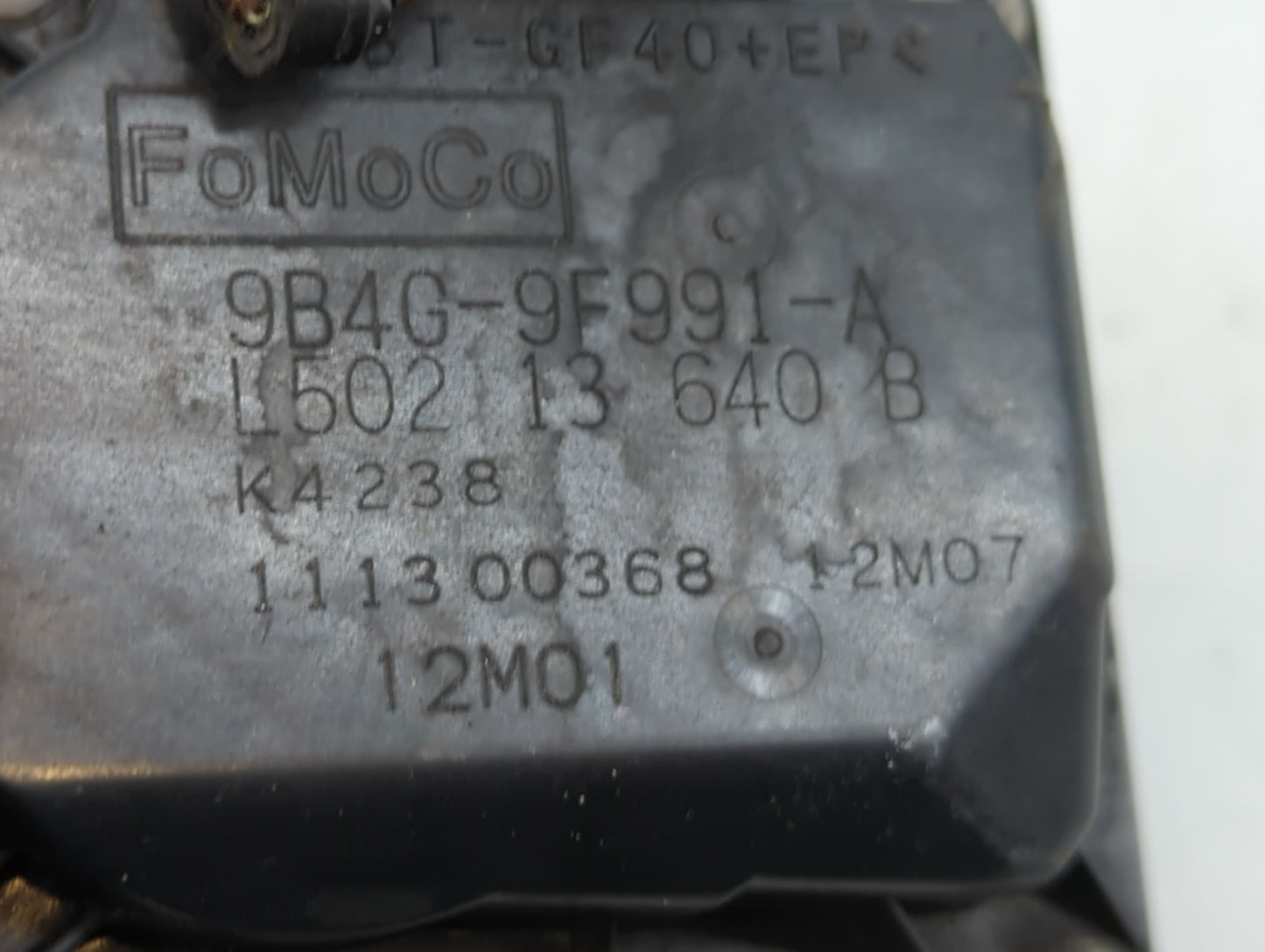 2009-2013 Mazda 6 Throttle Body P/N:9B4G-9F991-A Fits Fits 2009 2010 2011 2012 2013 2014 2015 2016 2017 OEM Used Auto Parts