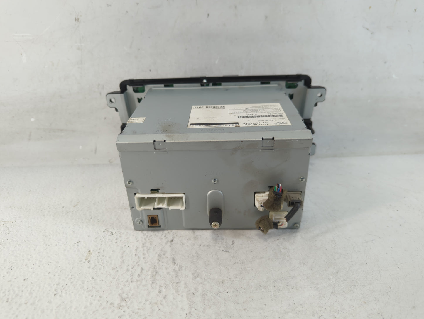 2011-2012 Mazda Cx-9 Radio AM FM Cd Player Receiver Replacement P/N:TG17 66 9RX Fits Fits 2011 2012 OEM Used Auto Parts - Oe