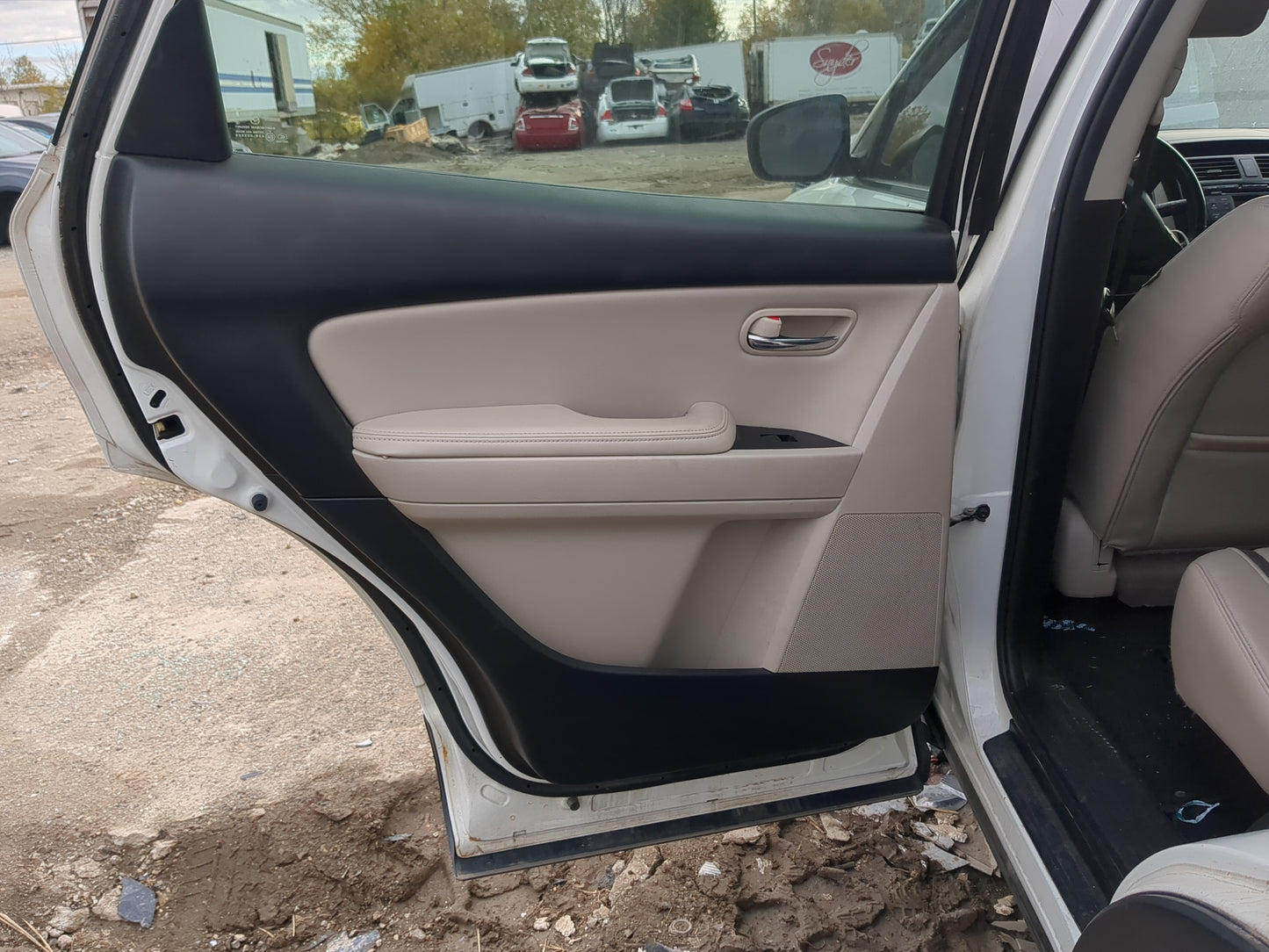 2007-2015 Mazda Cx-9 Driver Rear Door Oem - Oemusedautoparts1.com
