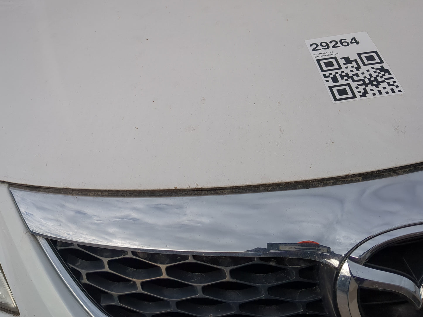2007-2015 Mazda Cx-9 Hood Oem - Oemusedautoparts1.com