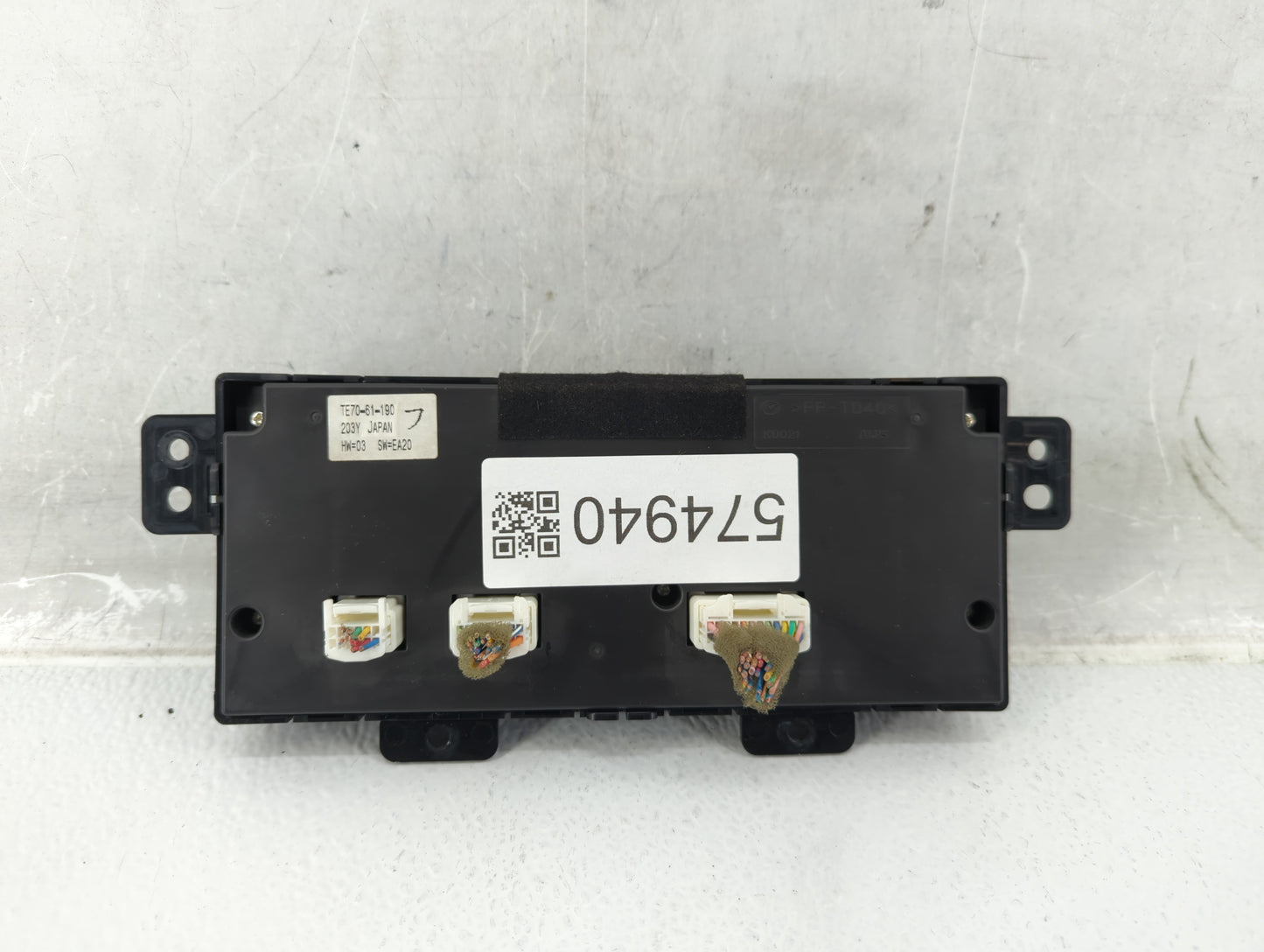2010-2015 Mazda Cx-9 Climate Control Module Temperature AC/Heater Replacement P/N:TE70-61-190 Fits OEM Used Auto Parts - Oem