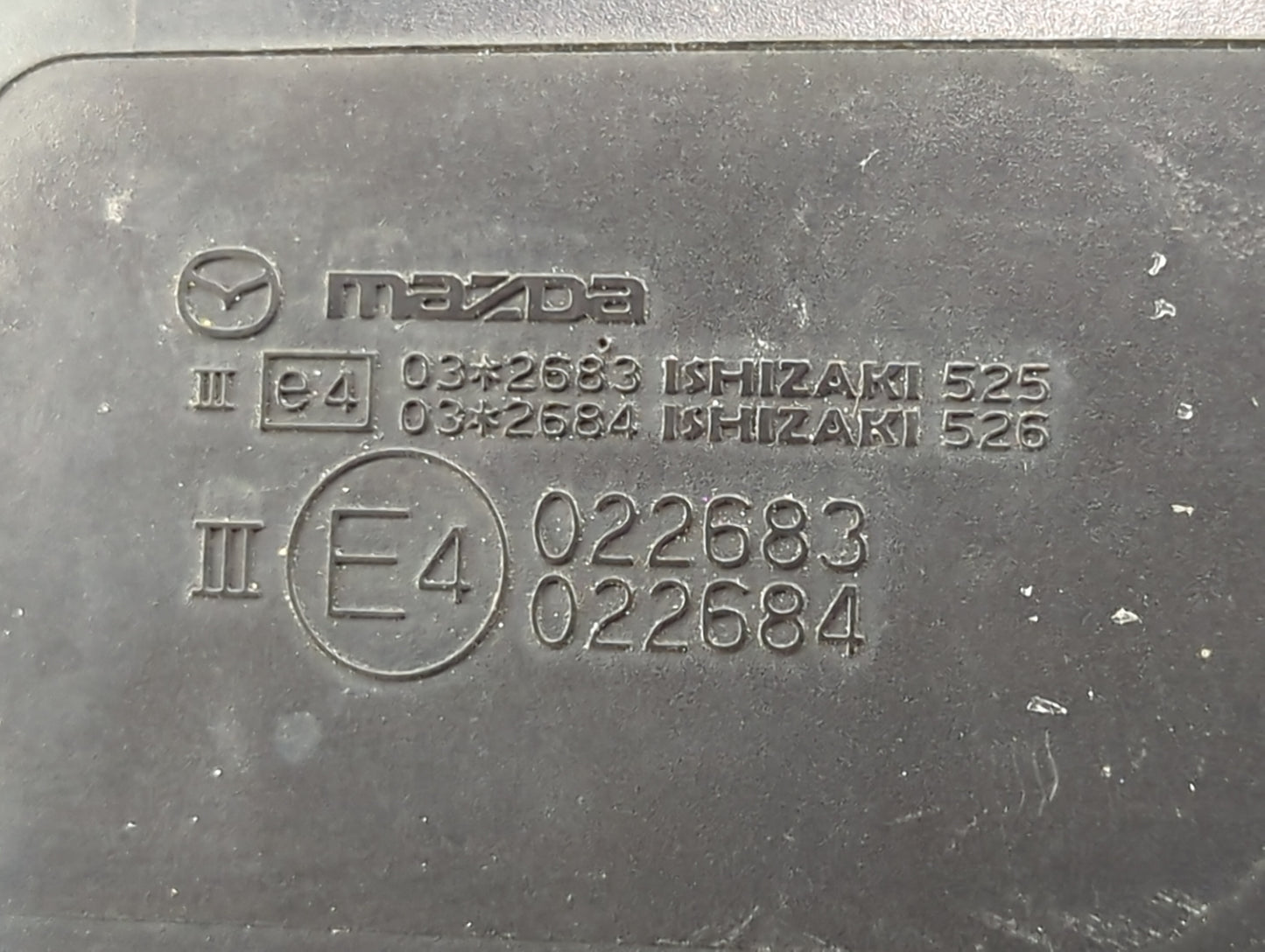 2012 Mazda Mazda3 Passenger Side View Mirror - Right Door Mirror OEM Used - Oemusedautoparts1.com