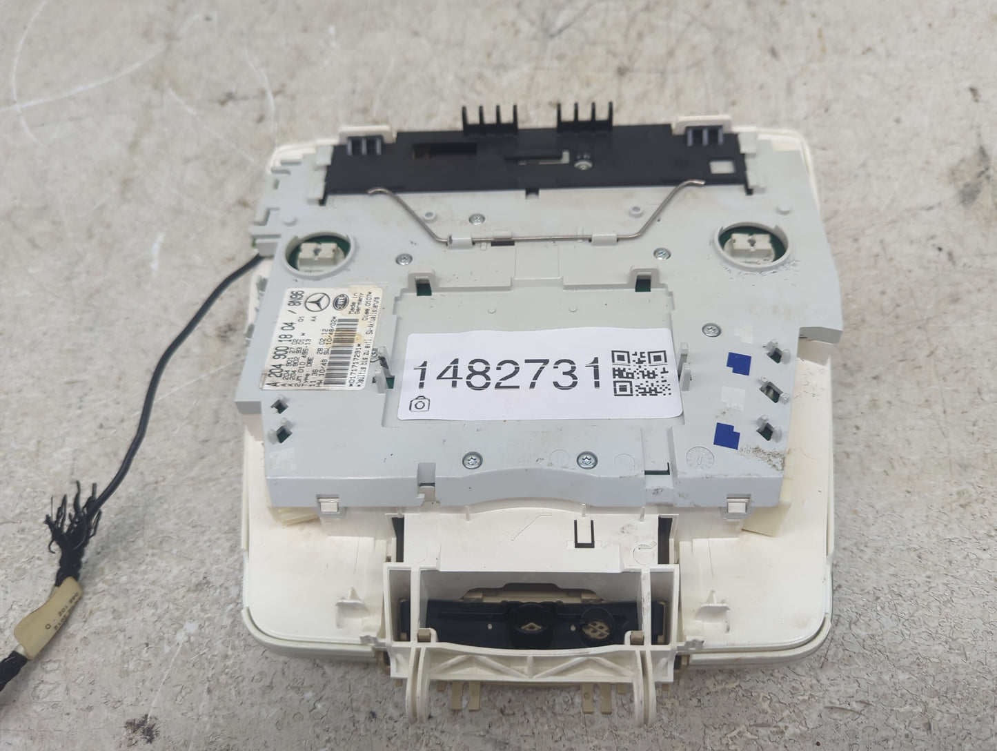 2012 Mercedes-benz C-class Overhead Roof Console - Oemusedautoparts1.com