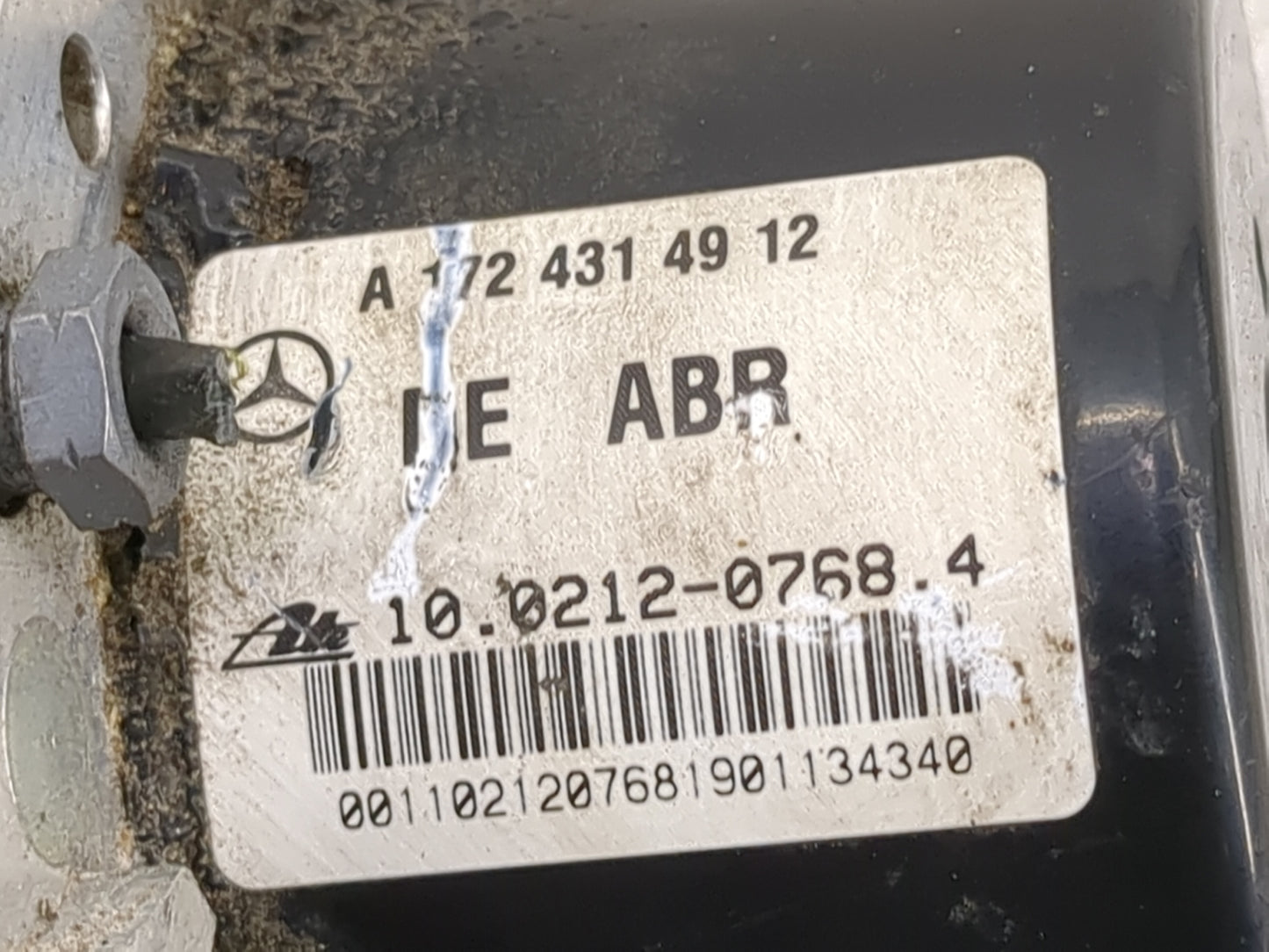 2012 Mercedes-Benz C250 ABS Pump Control Module Replacement P/N:A 172 431 49 12 Fits OEM Used Auto Parts - Oemusedautoparts1