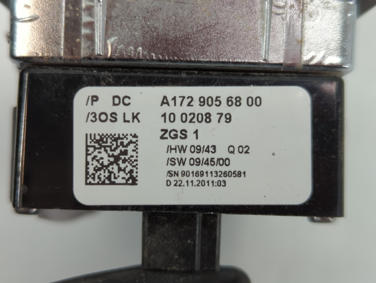 2012-2015 Mercedes-Benz C250 Master Power Window Switch Replacement Driver Side Left P/N:A 172 905 68 00 Fits OEM Used Auto