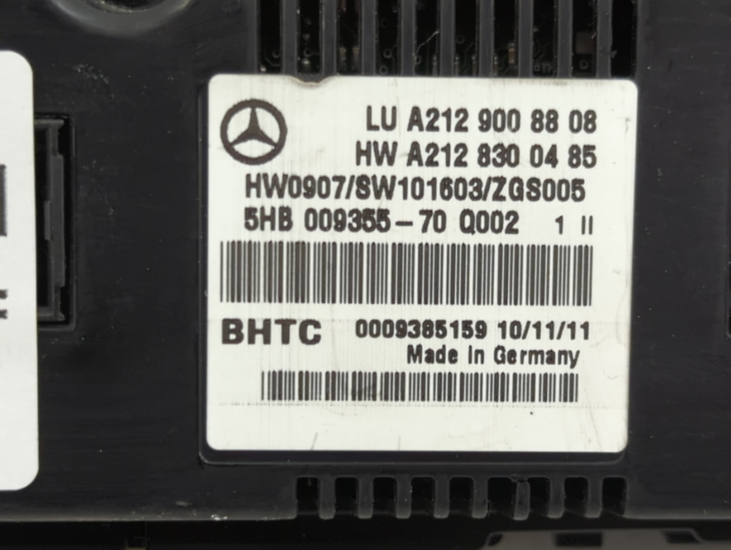 2012 Mercedes-Benz E-Class Climate Control Module Temperature AC/Heater Replacement P/N:A2129008808 A2128300485 Fits OEM Use
