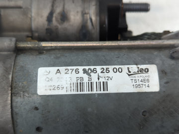 2012-2013 Mercedes-Benz E350 Car Starter Motor Solenoid OEM P/N:A 276 906 25 00 Fits Fits 2012 2013 2014 2015 2016 2017 2018 2019 OEM Used Auto Parts