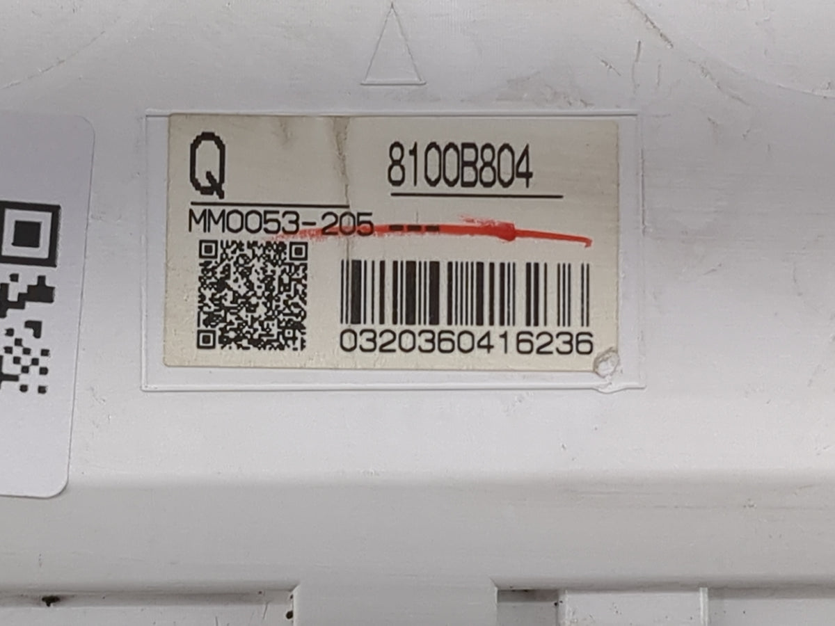 2012 Mitsubishi Outlander Sport Instrument Cluster Speedometer Gauges P/N:8100B804 MM0053-205 Miles:122K Fits OEM Used Auto