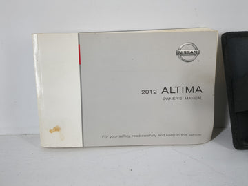 2012 Nissan Altima Owners Manual Book Guide OEM Used Auto Parts