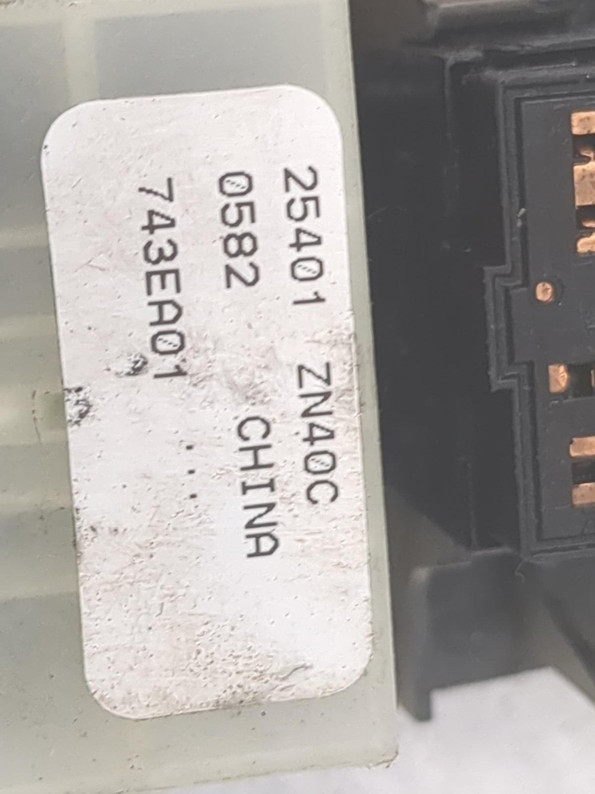 2007-2012 Nissan Altima Master Power Window Switch Replacement Driver Side Left P/N:25401 ZN40C Fits OEM Used Auto Parts - O