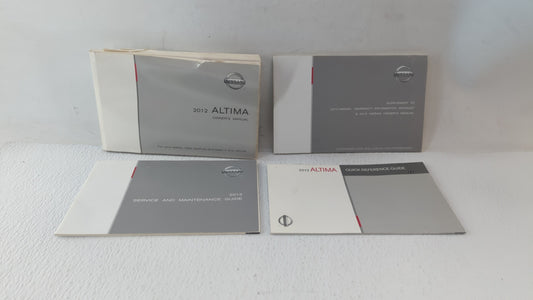 2012 Nissan Altima Owners Manual Book Guide OEM Used Auto Parts