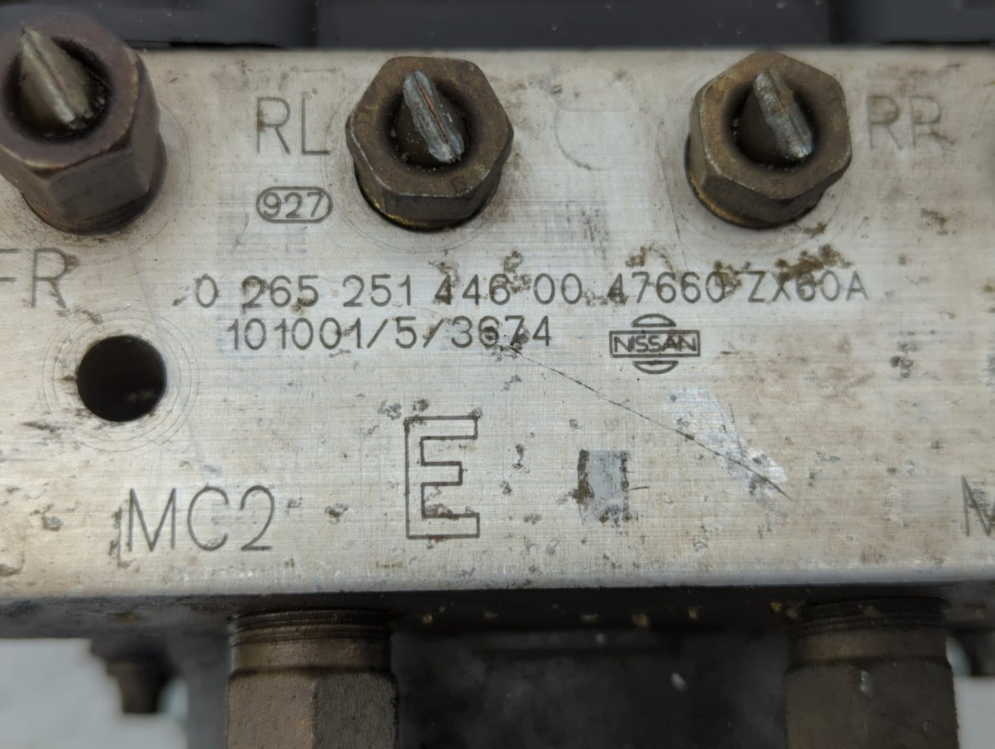 2011-2012 Nissan Altima ABS Pump Control Module Replacement P/N:265 251 446 AB 47660 ZX65A, 47660 JA30A Fits Fits 2011 2012