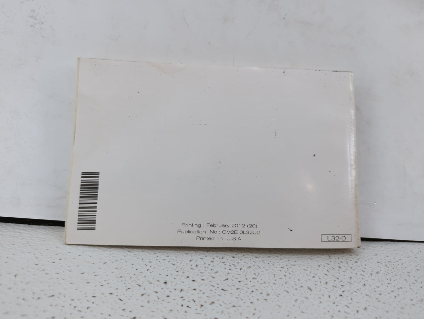 2012 Nissan Altima Owners Manual Book Guide P/N:OM2E 0L32U2 OEM Used Auto Parts - Oemusedautoparts1.com